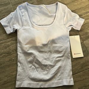 lululemon ebb to street short sleeve